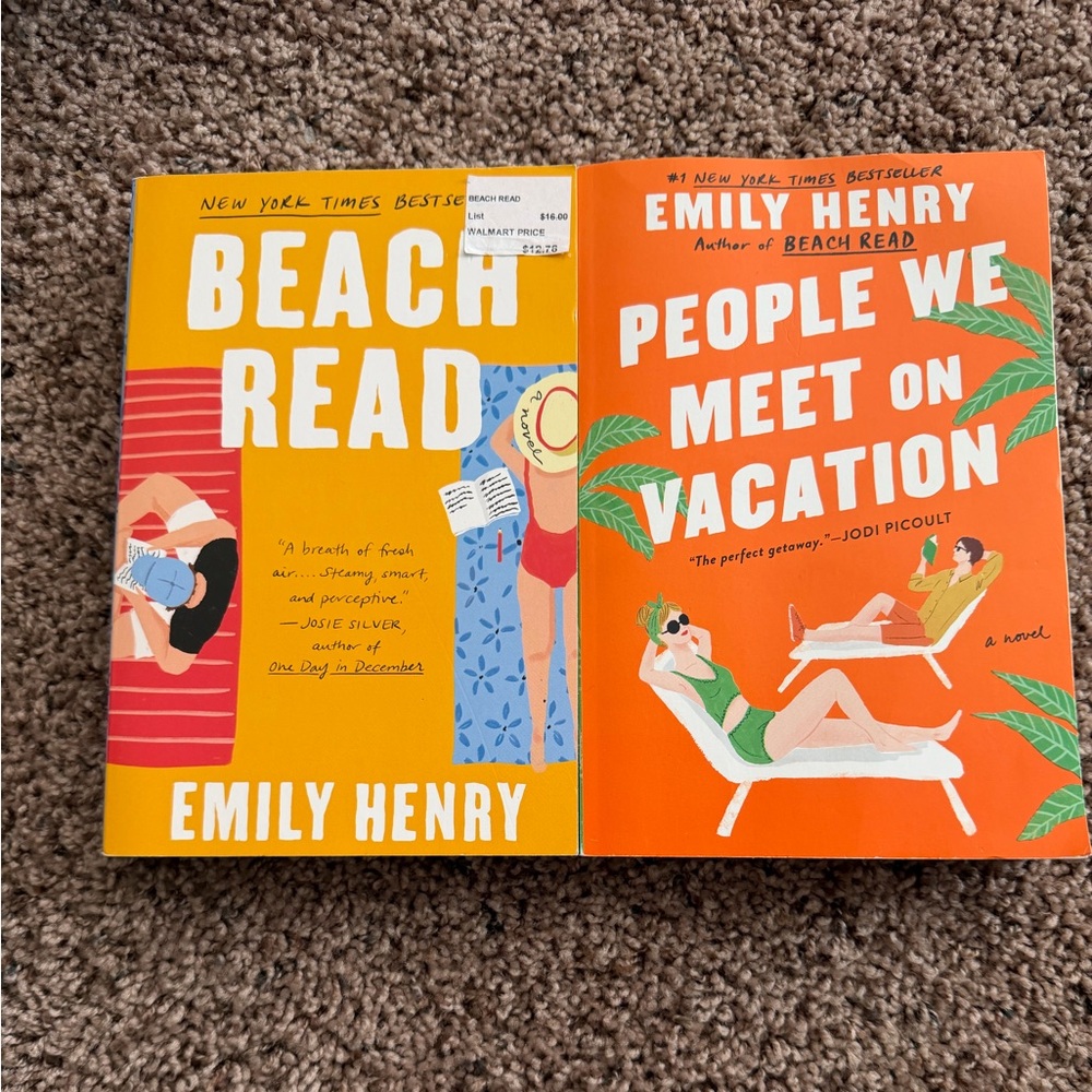Emily Henry Book Set - Beach Read & People We Meet on Vacation